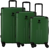 Set 3 Valises Rigides Pierre Cardin Alpha – Cabine 35L, Moyenne, Grande – 8 Roues, Cadenas, Extensible – Bleu Métallisé - 5