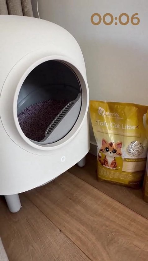 Tofu Kattenbakvulling 15,6 kg, 6 x 2,6 kg Klontvormend Kattengrit, Natuurlijke Biologisch Afbreekbaar, Doorspoelbaar