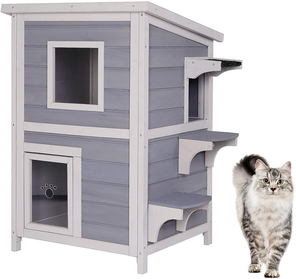 Kattenhuis voor Buiten - Kattenhok - Kattenbench