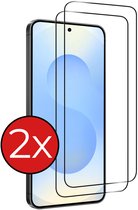 Screenprotector Geschikt voor Samsung S25 Edge Screenprotector Glas Gehard Tempered Glass Full Cover - Screenprotector Geschikt voor Samsung Galaxy S25 Edge Screen Protector Screen Cover - 2 PACK