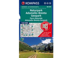 KOMPASS Wanderkarte 070 Naturpark Adamello-Brenta Geopark / Parco Naturale Adamello-Brenta Geopark 1:40.000