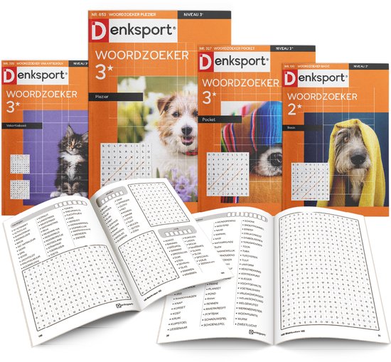Denksport Woordzoeker puzzelboek pakket nr. 10