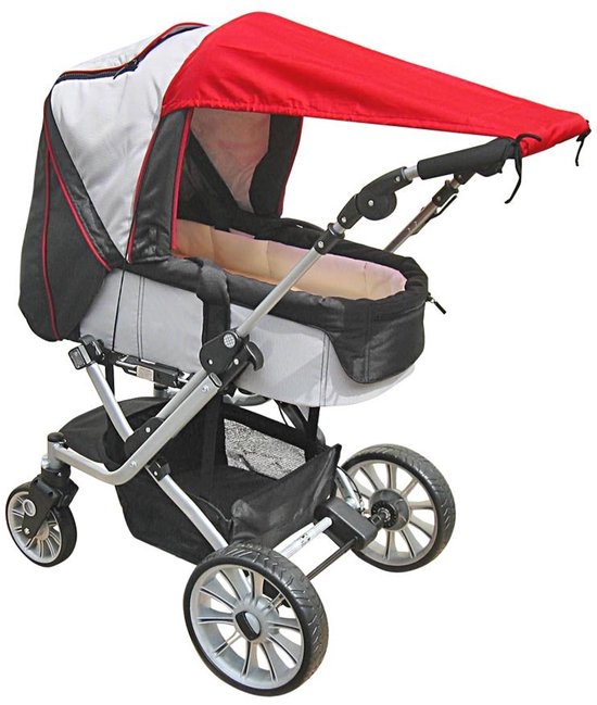 Eisbärchen- Blauw zonnescherm kinderwagen/buggy - Met UV bescherming 50+ - Kleur BLAUW HB
