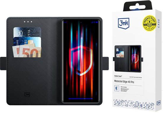 Coque portefeuille 3MK Motorola Edge 40 Pro 5G