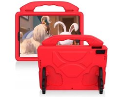 kinderhoesje - Kindertablet hoesje - Kids Case - Geschikt voor Samsung Galaxy Tab A7 10.4 Inch (2020) T500/T505 Tab / S6 Lite 10.4-inch SM P610 / P615 / Huawei MatePad 10.4 / Lenovo Tab M10 Plus - Rood