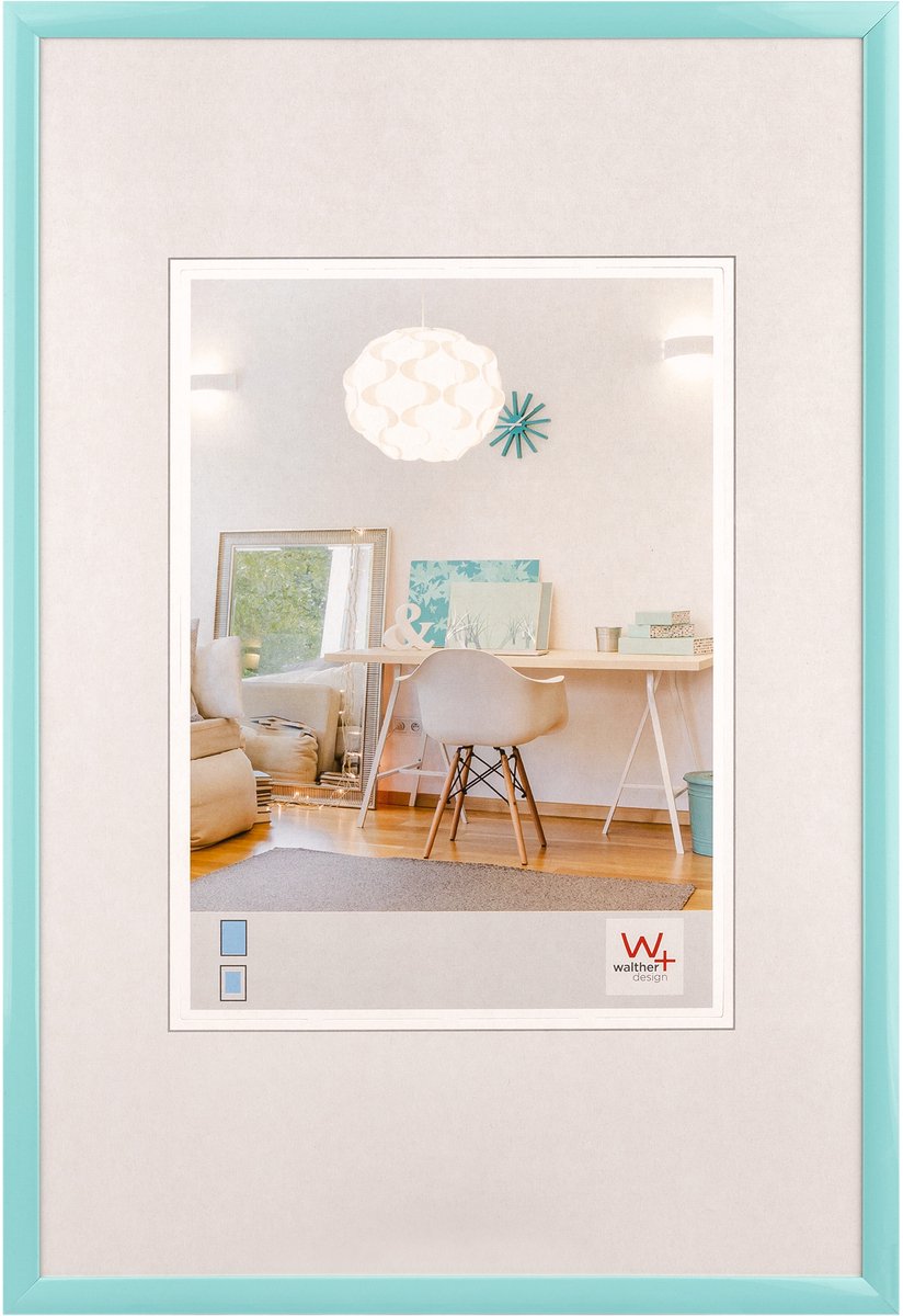 Walther New Lifestyle - Kunststof lijst - Fotoformaat 15x20 cm - Turkoois