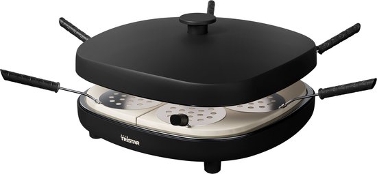 Tristar PZ-9176 Pizza Gourmetset - Family 6 Mini Pizza Oven - Voor 6 personen - Inclusief deegsnijder — afbeelding 2