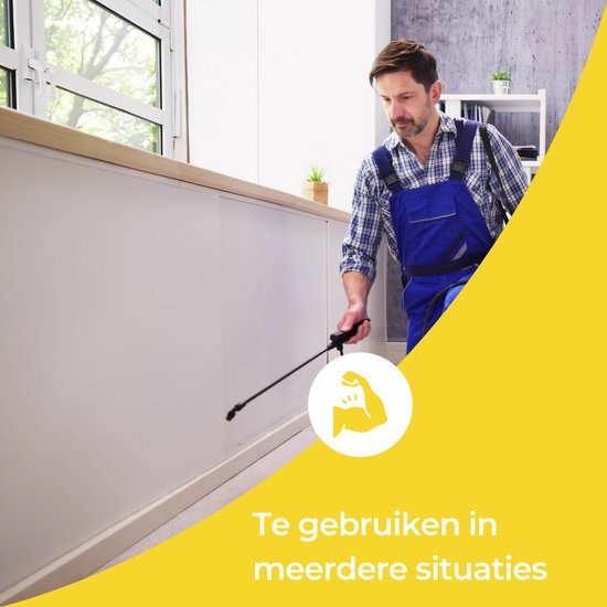 Mesto - Drukspuit - drukspuit zuurbestendig - druksproeier - onkruidverdelger - sproeier - FLORI 5 liter Mesto 3232R van Merkloos	 — afbeelding 5