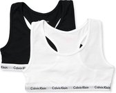 Calvin Klein - Meisjes - 2-Pack Bralettes - Zwart - 128/134