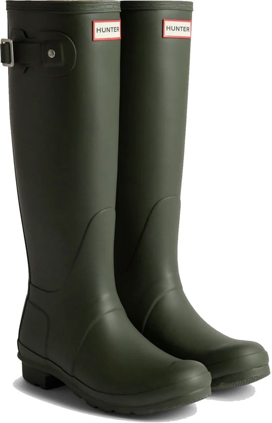 Hunter - Regenlaarzen voor dames - Original - Hoog - Olijfgroen - maat 40-41EU