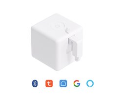 Narvie Fingerbot Plus-04 – Smart Vingerrobot Schakelaar – Zonder Hub Nodig – Bluetooth & Tuya App – Werkt met Google & Alexa – Wit – Betrouwbare Automatisering
