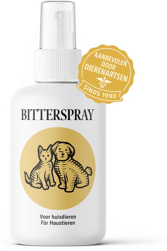 Sensipharm Bitterspray Anti Bijt Spray - Hond, Kat, Konijn & Vogel - Bitter Anti Kauw Knabbel Knaag - 100 ml