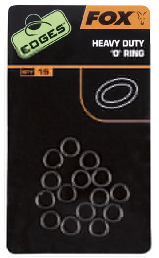 Fox - Edges Heavy Duty 'O' Rings - Zwart van Fox — afbeelding 4