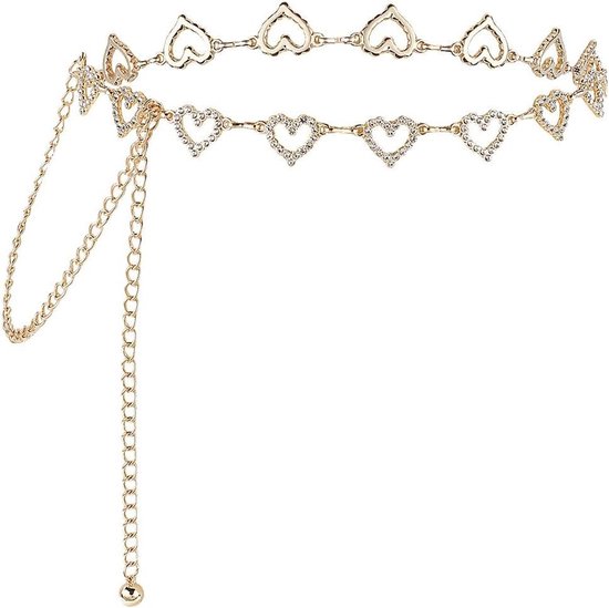 ieron Strass-tailleriem voor dames, kristallen tailleriem, O-ring kristal, strassketting riem voor jeans, jurken, splitter (goud, 120 cm ieron Strass-tailleriem voor dames, kristallen tailleriem, O-ring kristal, strassketting riem voor jeans, jurken, splitter (goud, 120 cm