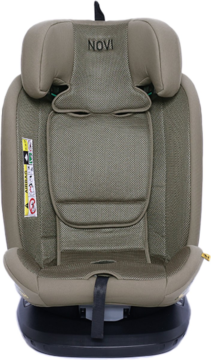 Novi Baby Goliath Go I-size Autostoel - Groep 0-1-2-3 - Isofix - Draaibaar - Taupe - 0 - 150 cm thumbnail 6