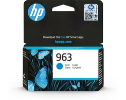 HP 963 - Inktcartridge - Origineel - Standaard capaciteit - Cyaan