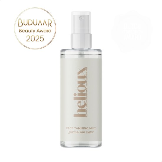 Helioux® Face Bronzante Visage | Water de bronzage progressif - Pour un Face éclatant - Tan Drops