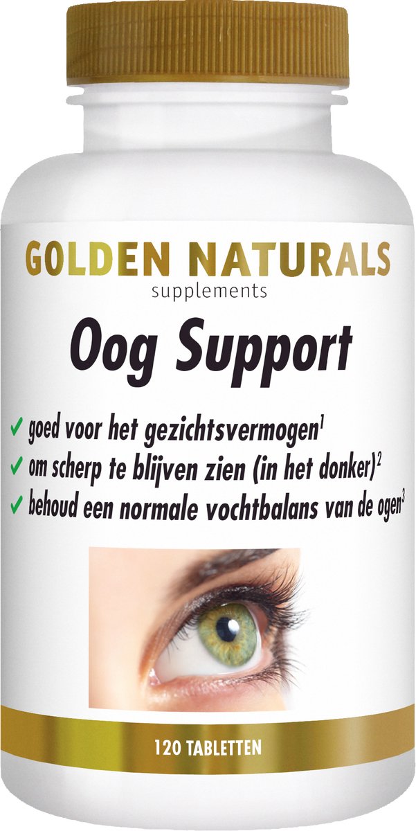Golden Naturals Oog Support (120 veganistische tabletten)