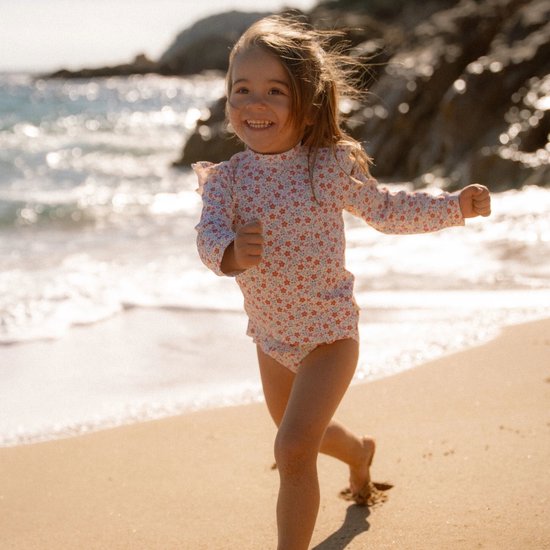 Maillot de bain Little Dutch - Taille 86/92 - Maillot de bain enfant Filles - Multicolore - Sunny Flowers