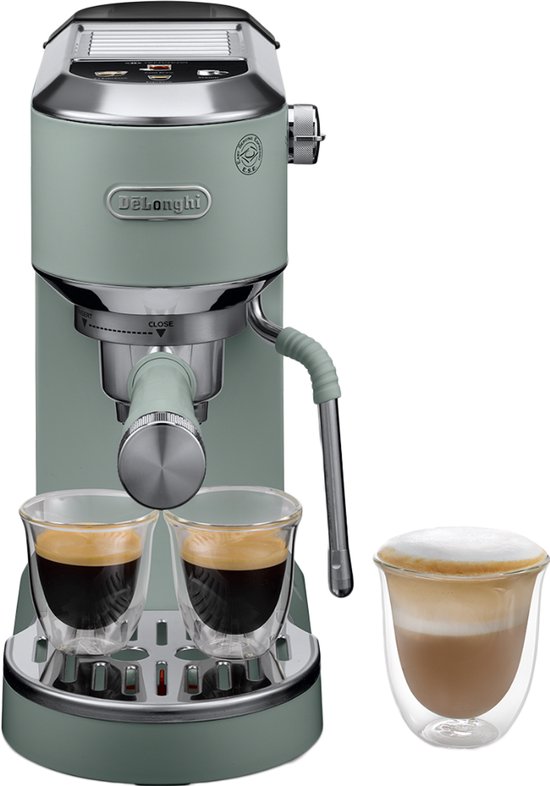 DeLonghi Dedica Duo EC890.GR Espresso Coffee Machine - Green