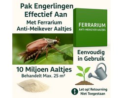 Ferrarium aaltjes tegen Meikevers - voor 25m² grond