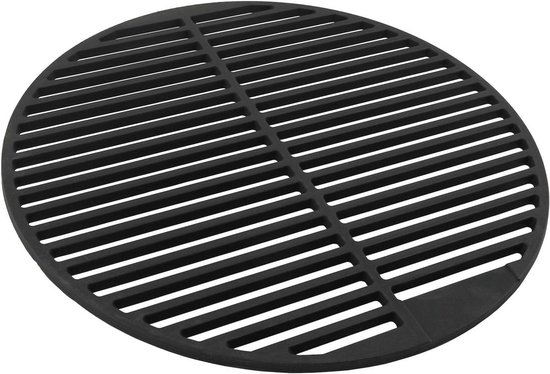Foto: Rond ge mailleerd gietijzeren grillrooster 45 cm voor houtskool en gasgrill