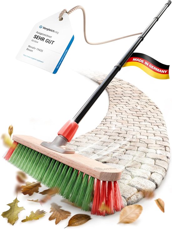 NÖLLE PROFI BRUSH 227500 Rubber broom with telescopic rod, 320 mm