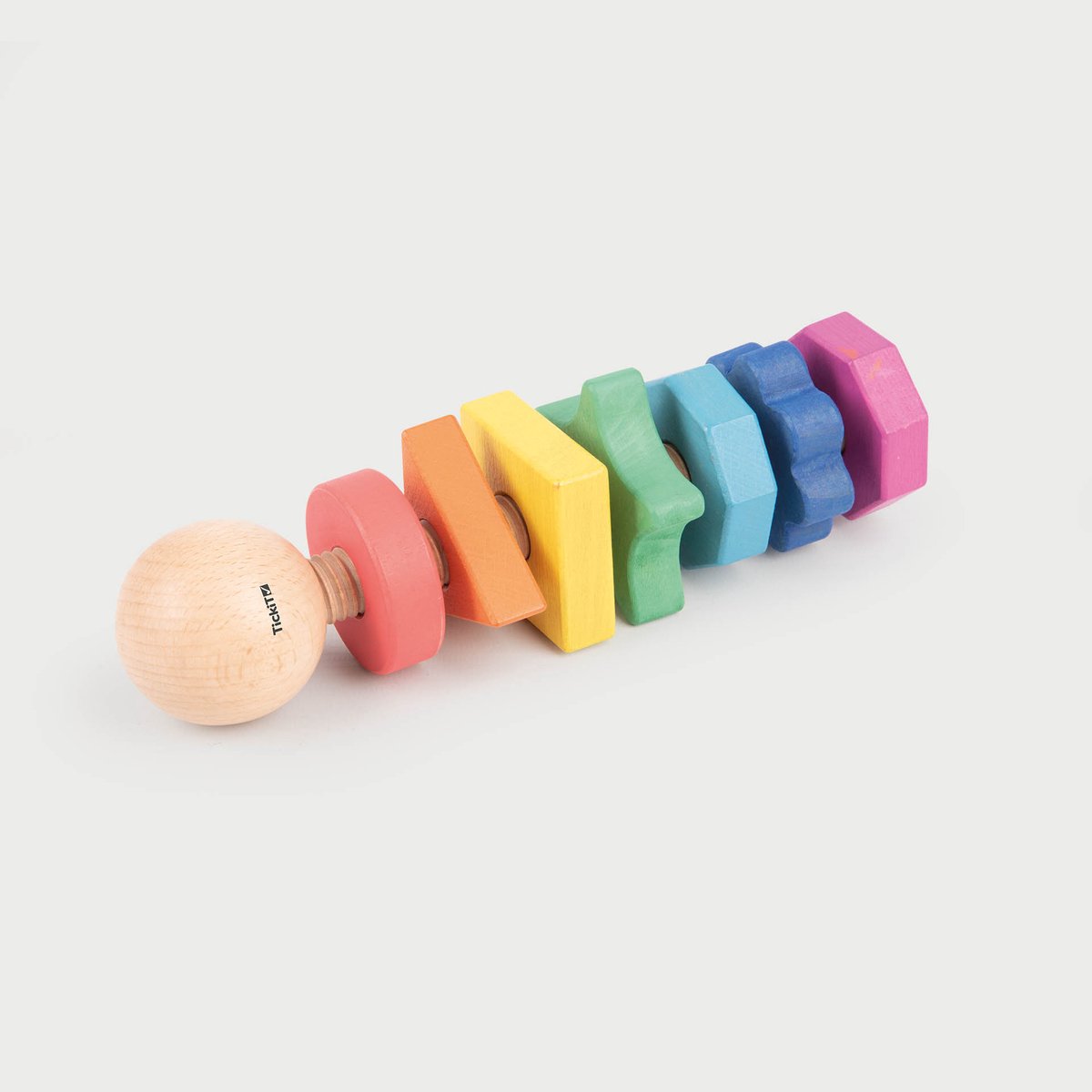 Tickit RAINBOW WOODEN SHAPE TWISTER
