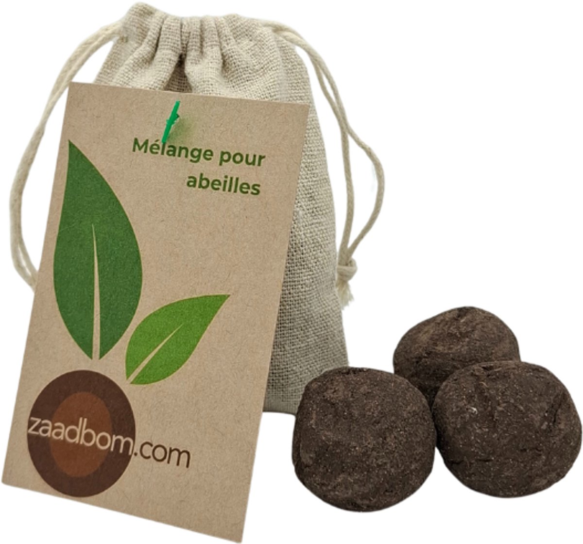 Bombes à graines (5) dans un sachet : Mélange pour abeilles – Bombes à graines – Bombes florales – Cadeau bombes à graines – Bombes fleuries – Bombes de semences – Seedbombs
