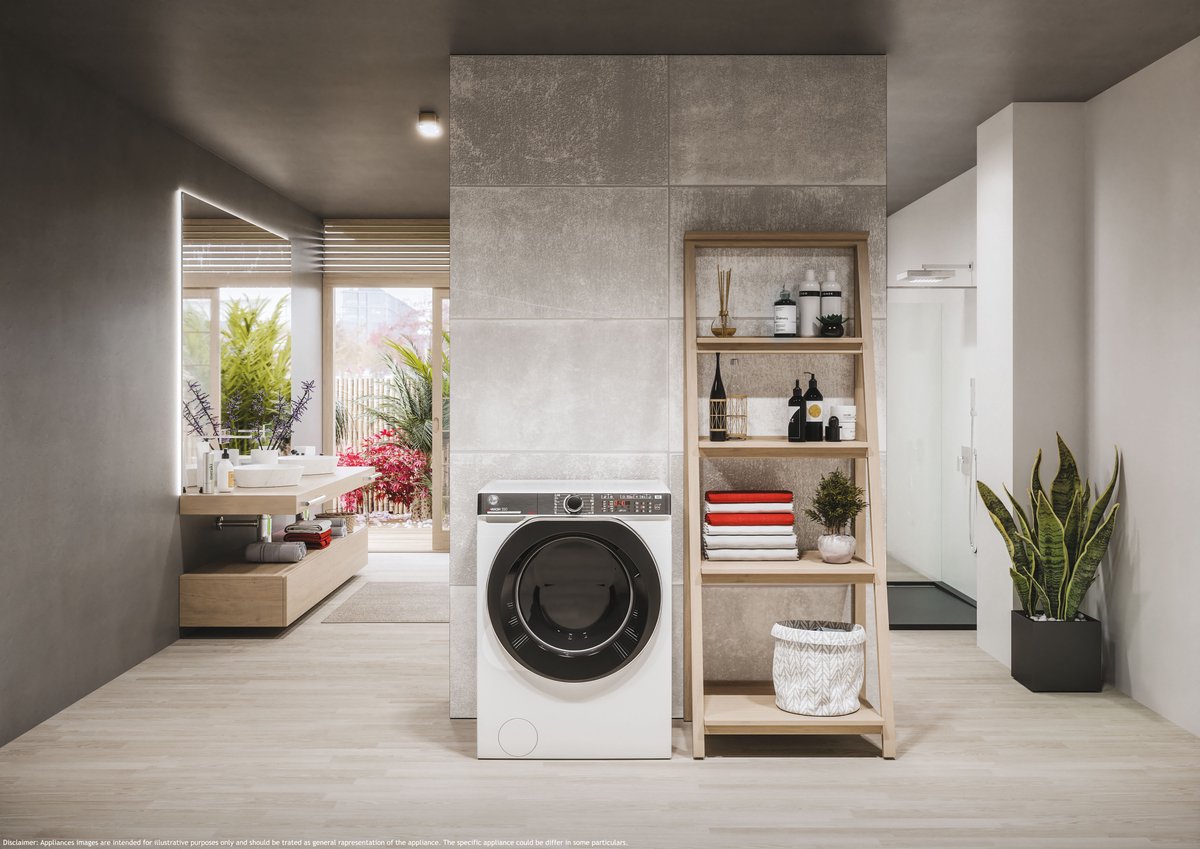 Hoover H-WASH 550 H5WPB447AMBC/1-S wasmachine Voorlader 7 kg 1400 RPM Wit — afbeelding 3
