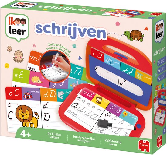 Jumbo - Ik Leer - Schrijven - Educatief spel - Vanaf 4 jaar - Speelgoed in koffer