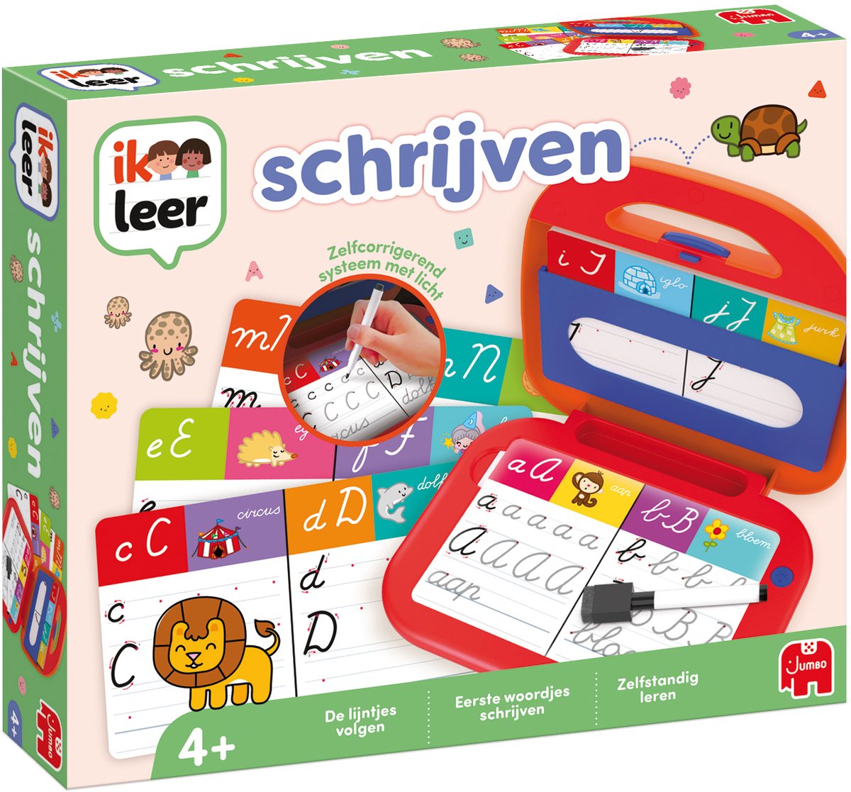 Jumbo - Ik Leer - Schrijven - Educatief spel - Vanaf 4 jaar - Speelgoed in koffer
