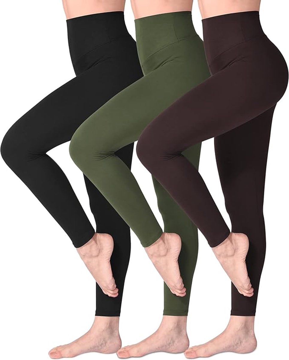Legging set met Hoge Taille voor Vrouwen - Boterzachte Yoga Broekjes voor Sport en Fitnes