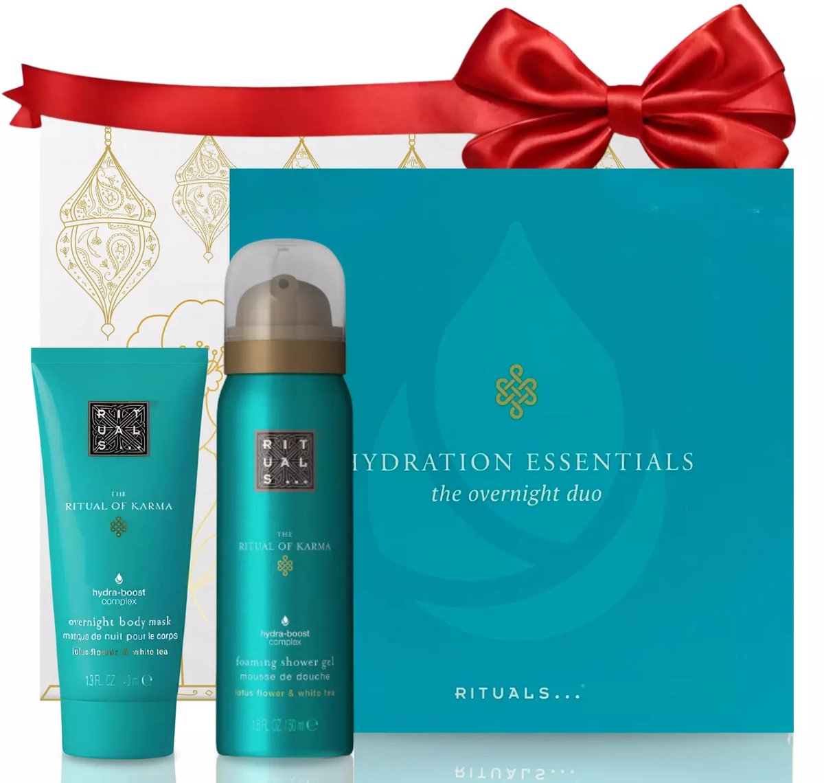 Rituals - The Ritual of Karma - Overnight Body Mask Foaming Showergel - Geschenkset - Geschenkverpakking giftset