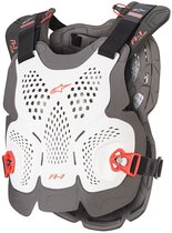 Alpinestars A-1 Plus Roost Guard Moto Enduro Cross BMX Valbescherming - Wit - M/L