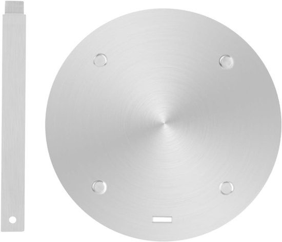 Inductie adapter XL- Adapterplaat RVS inductie 28 cm - Inductie converter
