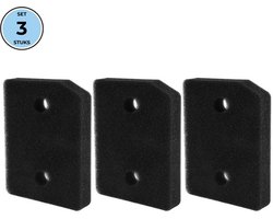 Bramokava 3x Filter geschikt voor Miele Droger 9164761 - 210 x 155 x 30 mm - Spons Foam Schuimfilter