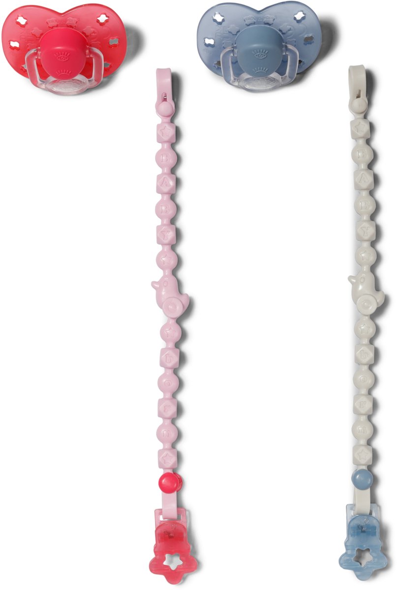 BABY born speen met clip poppenaccessoire - Assorti. — afbeelding 8