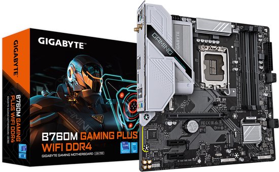 Gigabyte B760M GAMING PLUS WIFI B760 LGA 1700 micro ATX