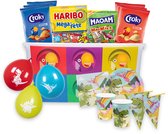 Dino partybox communie / verjaardag / feest - chips, snoep & feestartikelen - 2680g