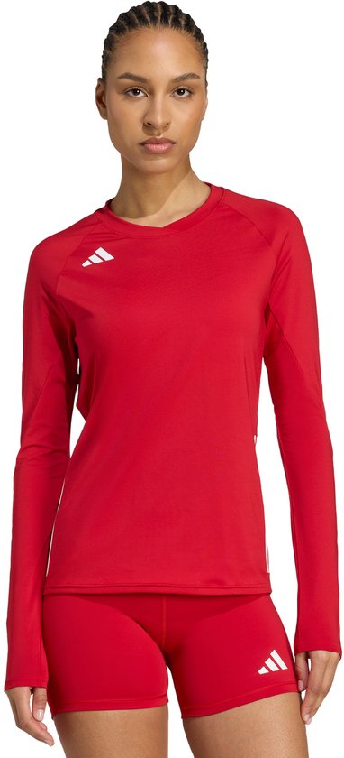 adidas Performance HILO Long Sleeve Volleybalshirt - Dames - Rood