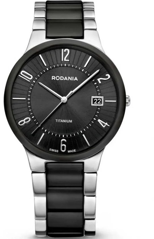 Montre Rodania Bracelet Céramique Noire Cadran Saphir - Occasion - Homme