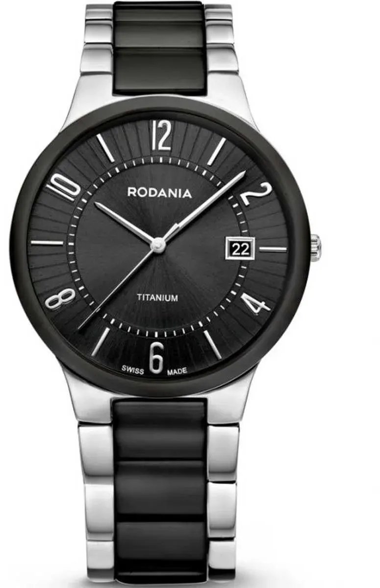 RODANIA MYSTERY LUG1, Titanium - Black Ceramic,Men