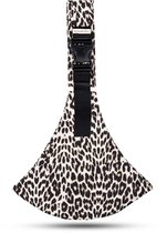 Kindelis – Baby Draagzak – Comfortabele Buik- en Rugdrager – Ademend & Veilig – voor Baby's en Peuters tot 15kg – Cognac Essence