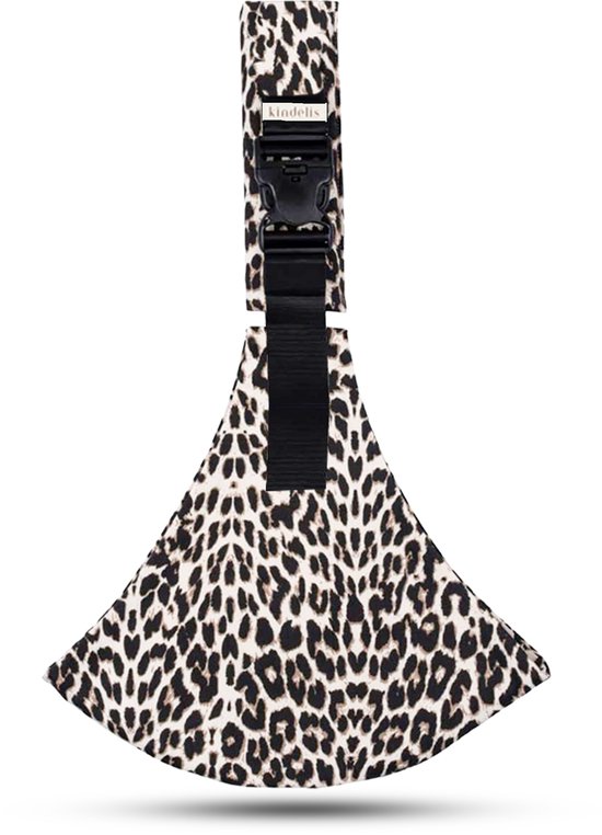 Kindelis – Baby Draagzak – Comfortabele Buik- en Rugdrager – Ademend & Veilig – voor Baby's en Peuters tot 15kg – Cognac Essence