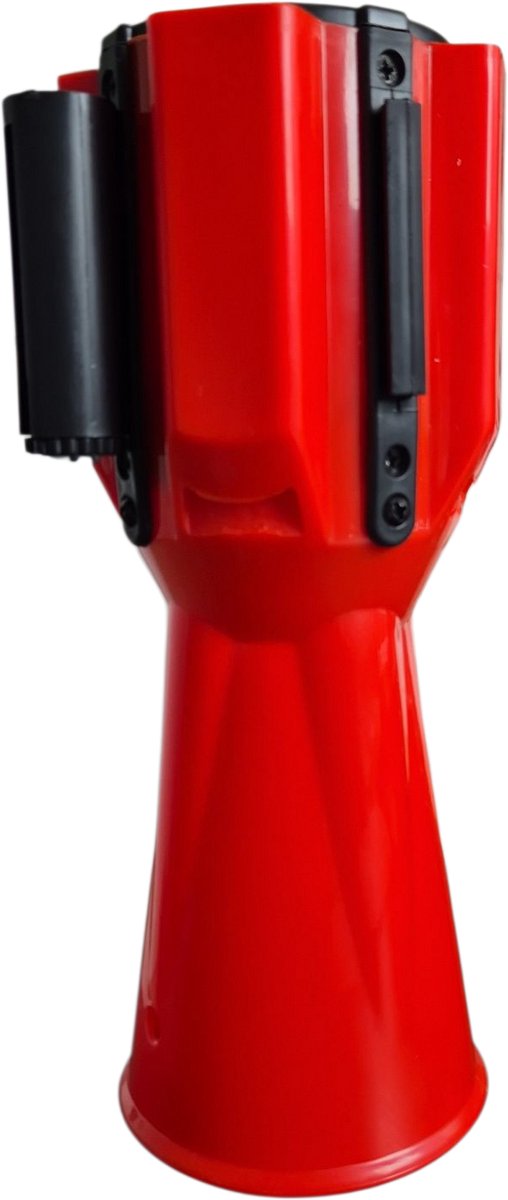 Mexxo - 2 stuks afzetlinthouder - 5 meter rood/wit - afzetting - universeel voor pionnen