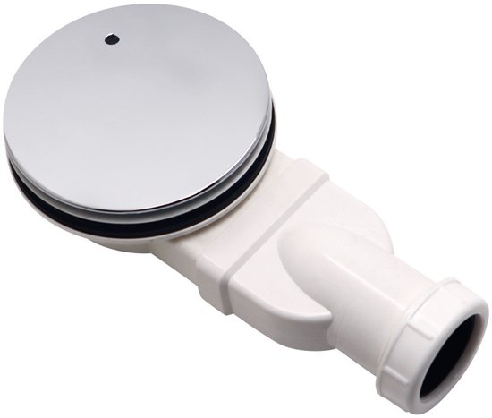 Siphon Slim Drain - 40 mm - Siphon latéral pour receveur de douche - Shower de sol plat en plastique pour salle de Shower - Anti-odeurs - Siphon Extra plat pour receveur de douche