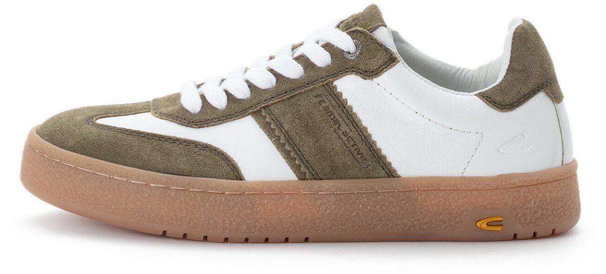 camel active Sneakers gemaakt van leer - Maat womenswear-38 - Groen