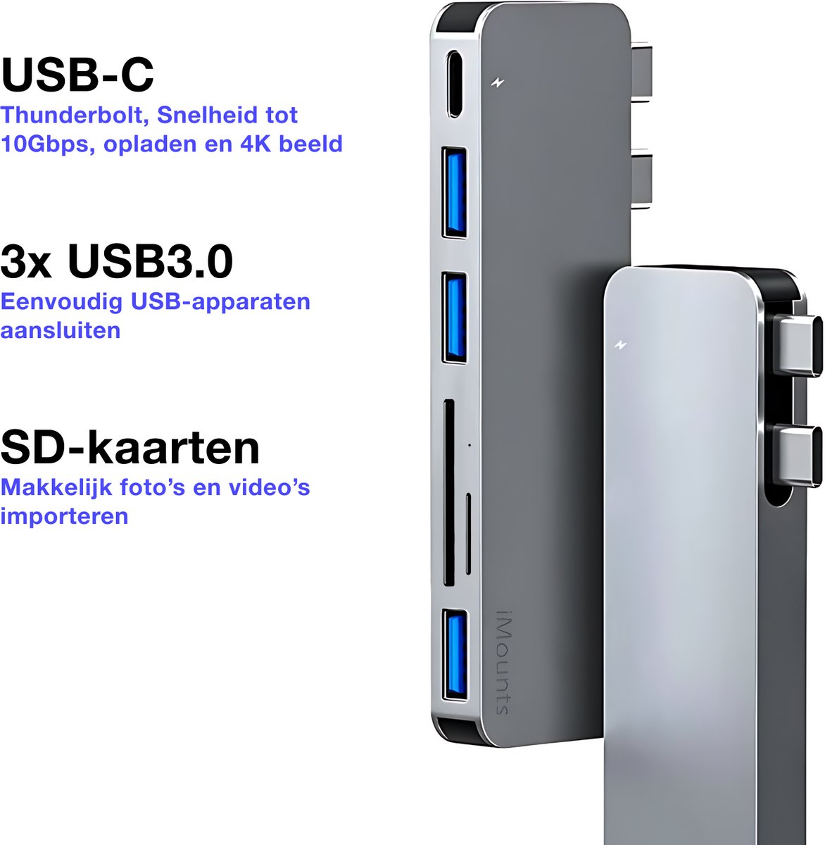 iMounts USB-C MacBook Hub thumbnail 3