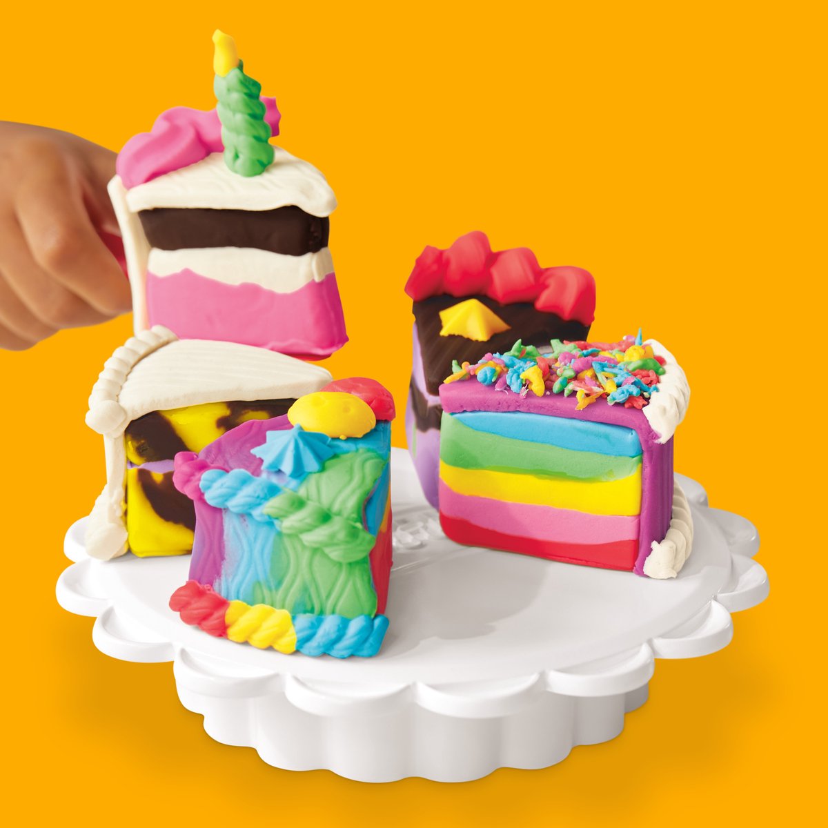 Play-Doh Taart met Laagjes - Boetseerklei — afbeelding 12